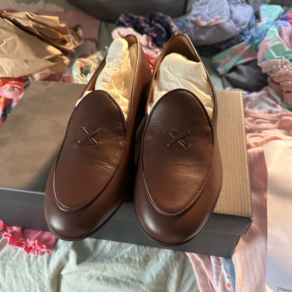Del Toro Classic Brown Leather Loafers